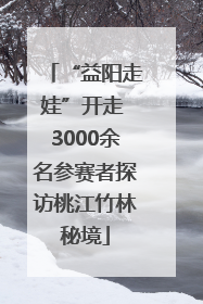 “益阳走娃”开走 3000余名参赛者探访桃江竹林秘境