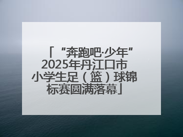 “奔跑吧·少年”2025年丹江口市小学生足（篮）球锦标赛圆满落幕