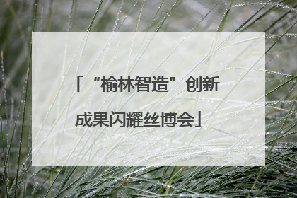 “榆林智造”创新成果闪耀丝博会