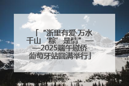 “浙里有爱·万水千山‘粽’是情”——2025端午慰侨葡萄牙站圆满举行