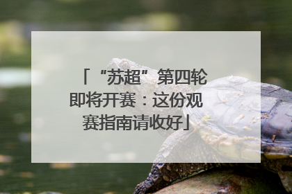 “苏超”第四轮即将开赛：这份观赛指南请收好