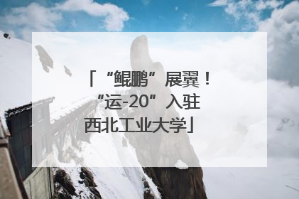 “鲲鹏”展翼！“运-20”入驻西北工业大学