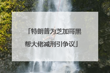 特朗普为芝加哥黑帮大佬减刑引争议