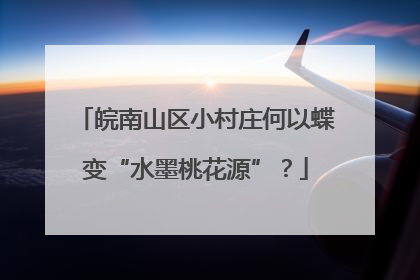 皖南山区小村庄何以蝶变“水墨桃花源”？