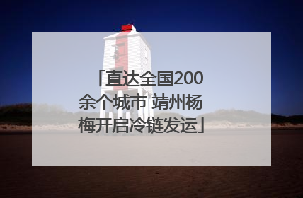 直达全国200余个城市 靖州杨梅开启冷链发运