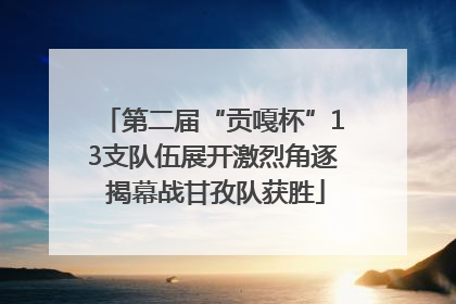 第二届“贡嘎杯”13支队伍展开激烈角逐 揭幕战甘孜队获胜