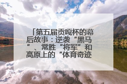第五届贡嘎杯的幕后故事：逆袭“黑马”、常胜“将军”和高原上的“体育奇迹”丨微纪录