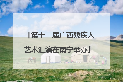 第十一届广西残疾人艺术汇演在南宁举办