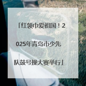 红领巾爱祖国！2025年青岛市少先队鼓号操大赛举行