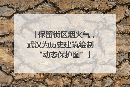 保留街区烟火气，武汉为历史建筑绘制“动态保护图”