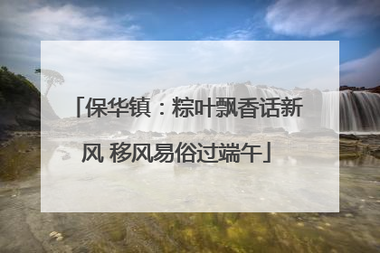 保华镇：粽叶飘香话新风 移风易俗过端午