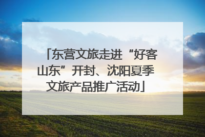 东营文旅走进“好客山东”开封、沈阳夏季文旅产品推广活动