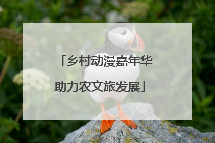 乡村动漫嘉年华助力农文旅发展
