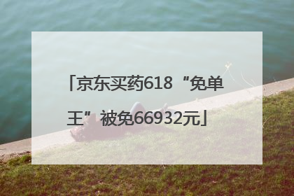 京东买药618“免单王”被免66932元