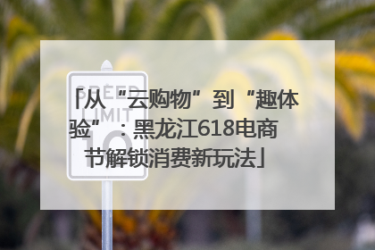 从“云购物”到“趣体验”：黑龙江618电商节解锁消费新玩法