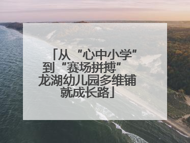 从“心中小学”到“赛场拼搏” 龙湖幼儿园多维铺就成长路