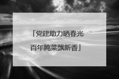 党建助力晒春光 百年腌菜飘新香