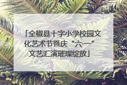全椒县十字小学校园文化艺术节暨庆“六·一”文艺汇演璀璨绽放