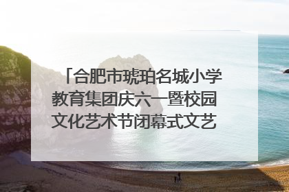 合肥市琥珀名城小学教育集团庆六一暨校园文化艺术节闭幕式文艺汇演圆满举行