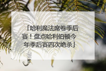 哈利魔法席卷季后赛！盘点哈利伯顿今年季后赛四次绝杀