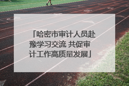 哈密市审计人员赴豫学习交流 共促审计工作高质量发展
