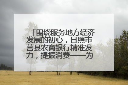围绕服务地方经济发展的初心，日照市莒县农商银行精准发力，提振消费——为文旅注入金融动能