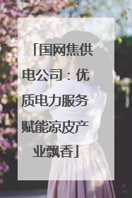 国网焦供电公司：优质电力服务赋能凉皮产业飘香