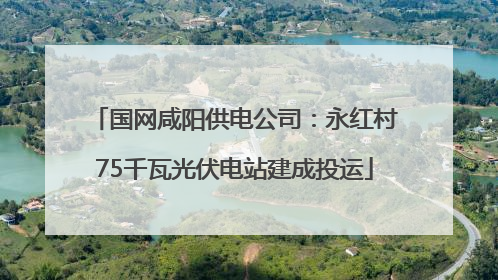 国网咸阳供电公司：永红村75千瓦光伏电站建成投运