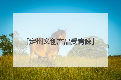 定州文创产品受青睐