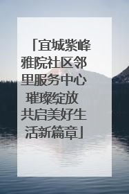 宜城紫峰雅院社区邻里服务中心璀璨绽放 共启美好生活新篇章