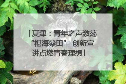 夏津：青年之声激荡“椹海桑田” 创新宣讲点燃青春理想
