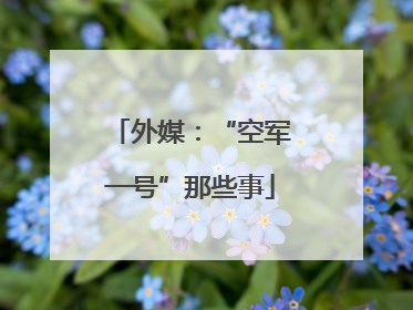 外媒：“空军一号”那些事