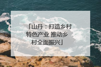 山丹：打造乡村特色产业 推动乡村全面振兴