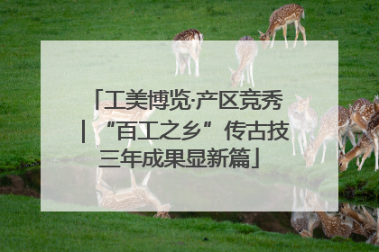 工美博览·产区竞秀｜“百工之乡”传古技 三年成果显新篇