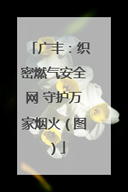 广丰：织密燃气安全网 守护万家烟火（图）