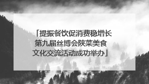 提振餐饮促消费稳增长 第九届丝博会陕菜美食文化交流活动成功举办