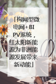 构网型微电网+BIPV系统，红太阳新能源为非洲能源发展带来新动能