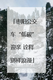 枣阳公交车“低碳”迎亲 诠释别样浪漫