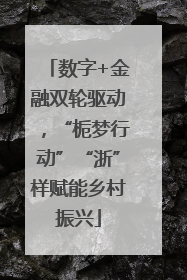 数字+金融双轮驱动，“栀梦行动”“浙”样赋能乡村振兴