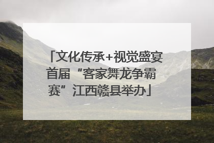 文化传承+视觉盛宴 首届“客家舞龙争霸赛”江西赣县举办