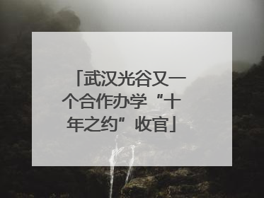 武汉光谷又一个合作办学“十年之约”收官
