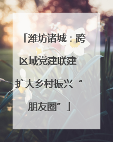 潍坊诸城：跨区域党建联建 扩大乡村振兴“朋友圈”