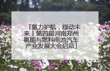 氢力护航，绿动未来丨第四届河南郑州氢能与燃料电池汽车产业发展大会启幕