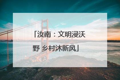 汝南：文明浸沃野 乡村沐新风