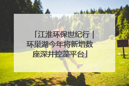 江淮环保世纪行｜环巢湖今年将新增数座深井控藻平台