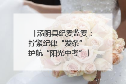 汤阴县纪委监委：拧紧纪律“发条” 护航“阳光中考”