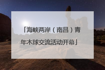 海峡两岸（南昌）青年木球交流活动开幕