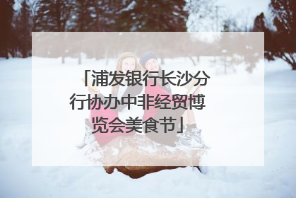 浦发银行长沙分行协办中非经贸博览会美食节