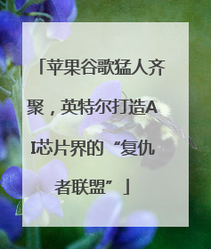 苹果谷歌猛人齐聚，英特尔打造AI芯片界的“复仇者联盟”