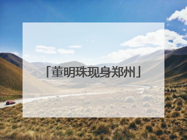 董明珠现身郑州